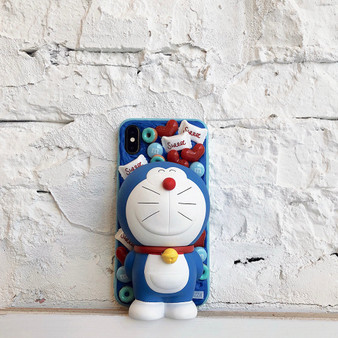 【KOOZEAL】DIY Unique Whipped Cream Effect Phone Case --- Doraemon