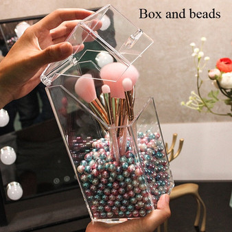 Makeup Organizer Cosmetic Holder Makeup Tools Storage Pearls Box