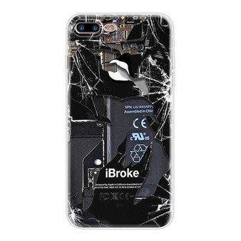 iBroke - Funny Soft TPU Case for iPhone 5 5S SE 6 6S 7 8 Plus X