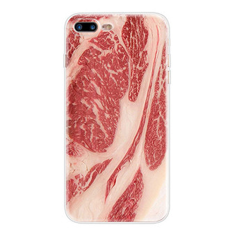 Meat - Funny Soft TPU Case for iPhone 5 5S SE 6 6S 7 8 Plus X