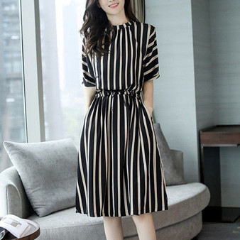 Fashion Striped Summer Dress