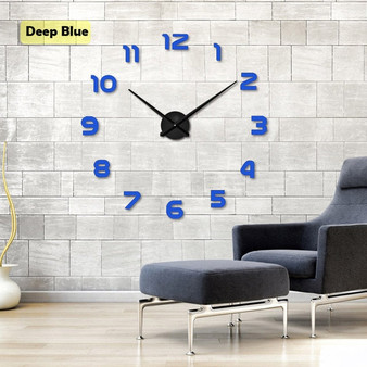 Living Room Wall Clocks Stickers