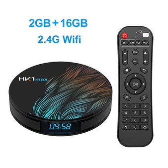 2020 Smart TV Box Android 9 9.0 HK1 Max 4GB 128GB Rockchip 4K TVBOX Youtube Wifi Android TV Set