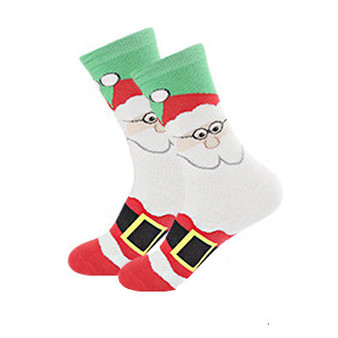 Christmas Tree Snow Elk Gift Cotton Happy Socks PEONFLY New 2019 Autumn Winter Christmas Socks Men Funny New Year Santa Claus