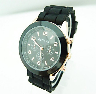 Ladies Casual Silicone Wrist Watch