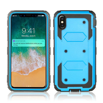 Heavy Duty Holster Belt Clip Shockproof Phone Case For iPhone 11 Pro Max XR X XS Max 360 Full Protective Screen Protector Cover