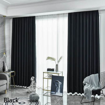 Thick Blackout Windows Curtains For Living Room Ready Made Night Bedroom Curtains And Drapes Home Cortina Geometric Curtains