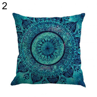 Classic Bohemian Geometric Square Pillowcase Living Room Throw Pillow Case 45x45cm