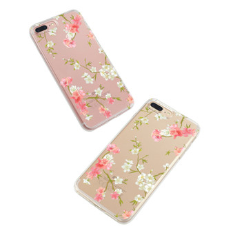 Floral Shabby Chic - Clear iPhone Case