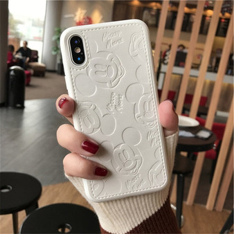 Mickey Leather iPhone Case