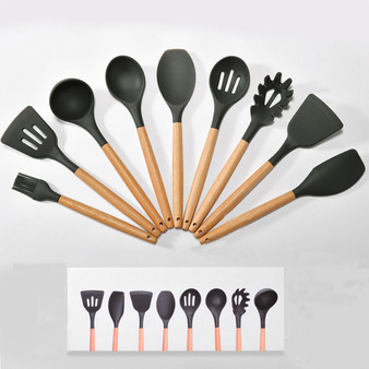 9pcs/set Kitchen Silicone