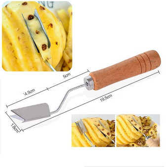 Stainless Steel Pineapple Slicers Fruit Knife Kitchen