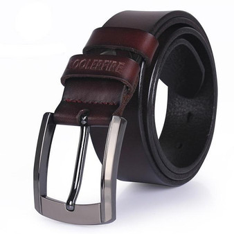 men high quality genuine leather belt