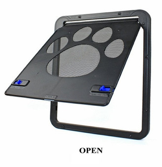 Magnetic pet door