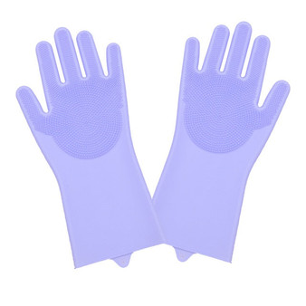 Silicone Dishes Cleaning Gloves