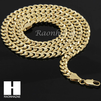 MEN 23 PENDANT CHAIN DIAMOND CUT 30" CUBAN LINK CHAIN NECKLACE S070