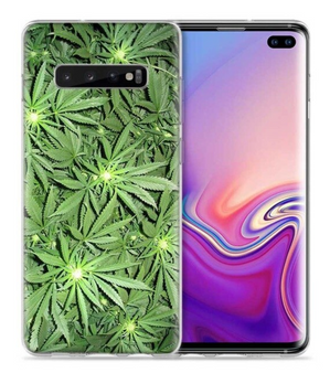 Luxury Weed Case for Samsung Note 10, Note 10 5G, S10 Plus, S10, S10 E, S9 Plus, S9, Note 9, S8 Plus, S8, Note 8, S7, S7 Edge