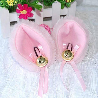 Kawaii Pastel Cat Ear Hair Clip Headband [6 Colors] #JU2004