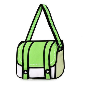 Kawaii 2D Anime Drawing Messenger Bag [5 Colors] #JU1826