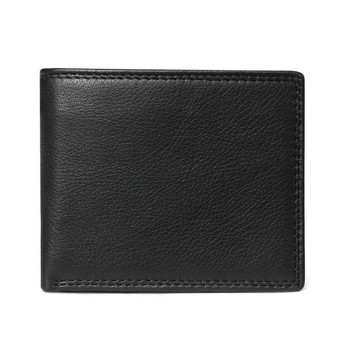 Men Vintage Leather Wallet with Coin Pocket
