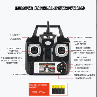 CEVENNESFE 5MP HD Camera Drone Wifi FPV Quadcopter