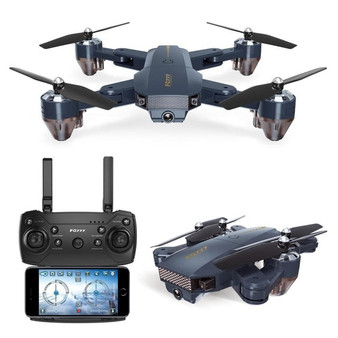 HobbyLane FQ777 FQ35 WiFi FPV with 720P HD Camera Altitude Hold Mode Foldable RC Drone Quadcopter RTF - 0.3MP with Battery