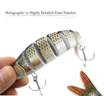 Sinking Multi Jointed Fishing Lure