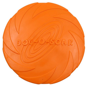 1pcs Funny Silicone Flying Saucer Dog Cat Toy Dog Game Flying Discs Resistant Chew Puppy Training Interactive Dog Supplies