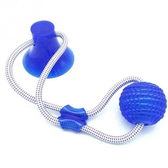 Pet Dog Puppy Tooth Cleaning Toys Pets Tug Rope Chewing Toys With Suction Cup For Small Medium Dogs Pets Dogs Toy