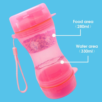Portable Pet Dog Water Bottle For Dogs Cats Travel Puppy Drinking Bowl Outdoor Pets Water Feeder Dispenser for Small Large Dogs