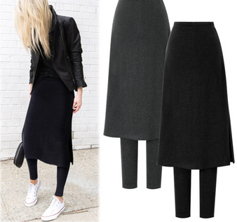 Where Have These Been All My Life!  Long Pencil Skirt with Built In Leggings!!  Sizes: M L XL XXL XXXL 4XL 5XL 6XL
