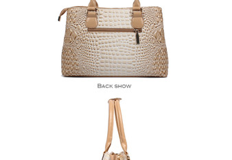 Luxury Croc Leather Tote