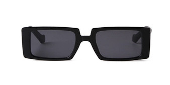 WHO CUTIE Trendy Black Sunglasses Female 2020 Brand Design Rectangle Thick Frame Fashion Sun Glasses Shades for Women S186B