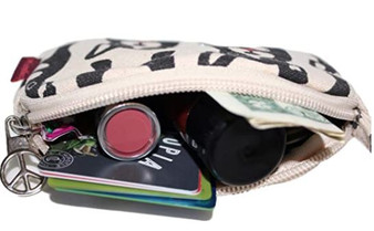 Tiny Wristlet Black Dog