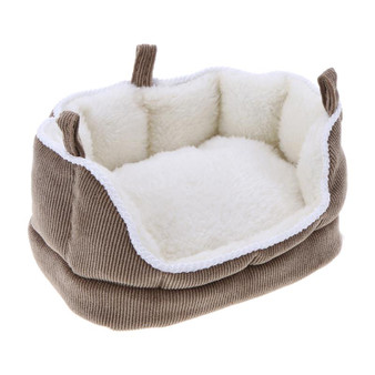Washable Hamster Squirrel Rabbit Nest Pet Sofa Guinea Pig Chinchillas Warm Bed Nest Hamster House Cage Accessories Mini Animals