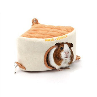 Pet Products Small Animal Triangle Cake Cute Cage For Hamster Small Guinea Pig Hedgehog Ferret Chinchilla Gerbil Small Pet House