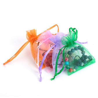 Organza Bags: Decoration Gift Bags - 50 Pieces