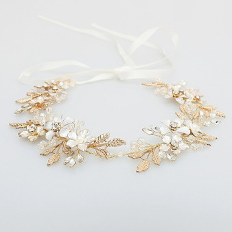 Crystal Pearls Lux Headband