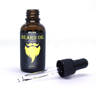 Men Moustache Cream Beard Oil Kit with Moustache Comb Brush And Storage Bag