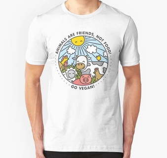 Animals Are Friends Not Food T-Shirt