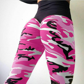 High Elastic Skinny Camouflage Leggings