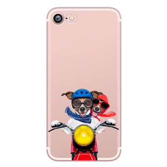 Funny French Bulldog Silicon Apple iphone cases 6 5S SE 6S 7plus 5 6plus