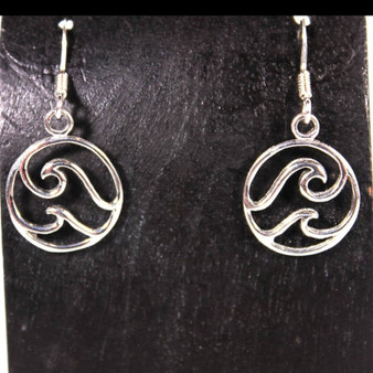 Double Wave Dangle Earring