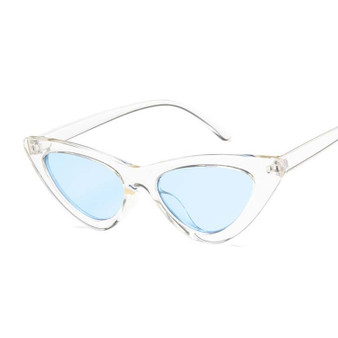 ZBHWISH Cateye Women Sexy Retro Small Cat Eye Sun Glasses