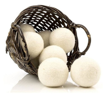 Eco-friendly wool dryer balls - 6 pack