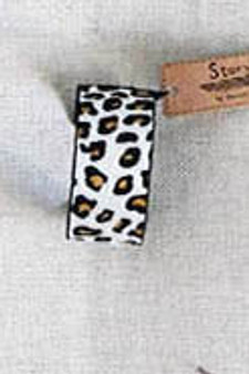 513 White-  WIDE Animal Cuff Bracelet