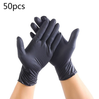 10-100pcs Pink Disposable Latex Rubber Gloves Household Cleaning Experiment Catering Gloves Universal Left and Right Hand