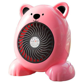 Mini Fan Heater Desktop Household Electric Heater Cartoon Bear Fast Heating fan Warm Machine for Winter Small Desktop Heaters