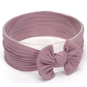 MIXIU Baby Headbands Soft Nylon Baby Girls Kid Toddler Bow Tassel Hairband Turban Elastic Hair Bands Newborn Hair Accessories