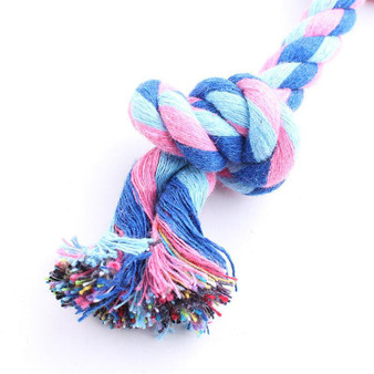 Pet Cotton Chew Knot Toy Braided Bone Rope